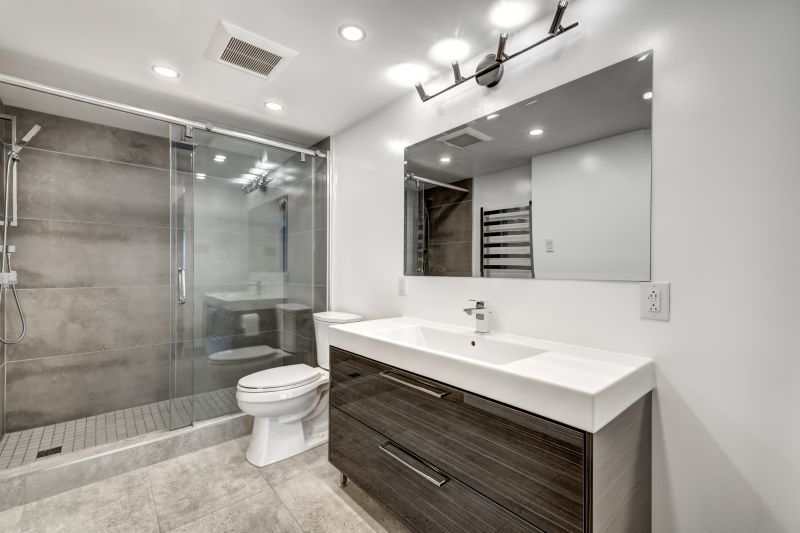 Completed Bathroom with Custom Features